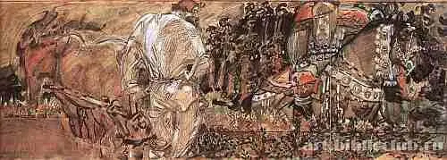 Михаил Врубель Микула Селянинович 1896 г Государственная Третьяковская - фото 882