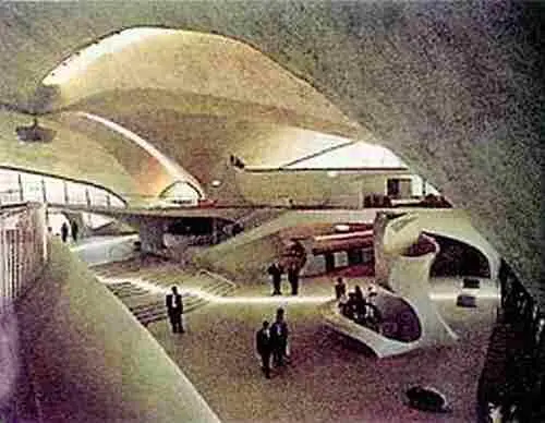 Эро Сааринен Аэровокзал компании TWA Интерьер 19601962 гг НьюЙорк Малый - фото 935