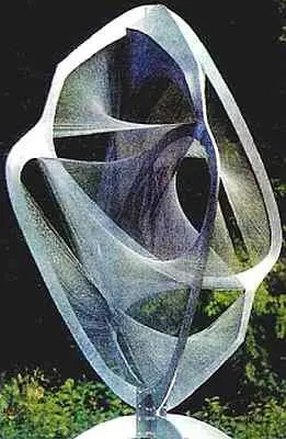 Наум Габо Линейная конструкция N 4 1970 г Собственность семьи художника - фото 947