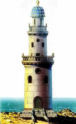 Маяк у входа в Александрийскую гавань на острове Фарос III в до н э - фото 202