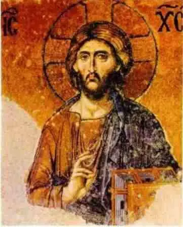 Христос Мозаика XII в Собор Святой Софии в Константинополе Стамбул - фото 294