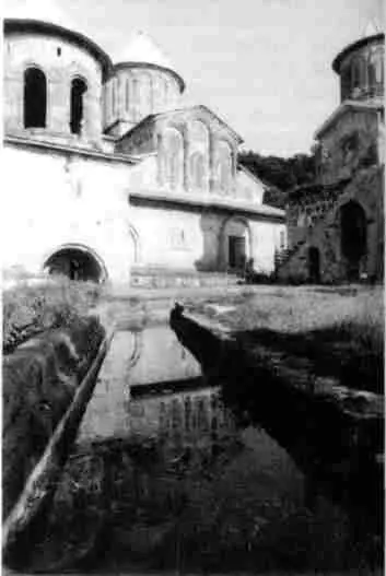 Монастырь в Гелати XII в Грузия Архангел Михаил Мозаика XII в Храм в - фото 321