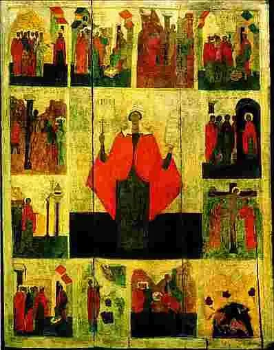 Параскева Пятница в житии Икона XVI в Никогда ранее историческая тема не - фото 539