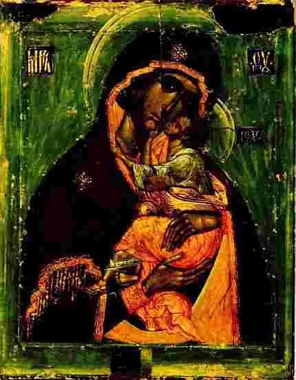Богоматерь Словенская Икона XVI в Государственный Исторический музей - фото 544