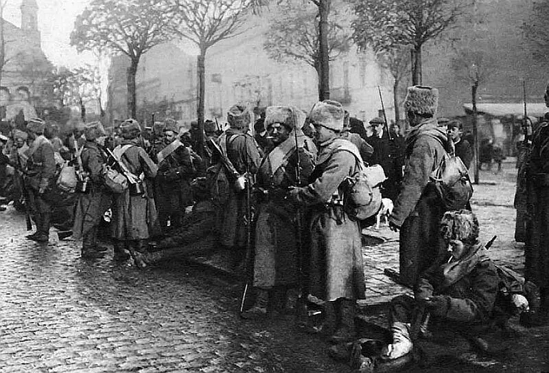 Русские войска в Варшаве 1914 г Общие потери русских войск понесенные в боях - фото 36