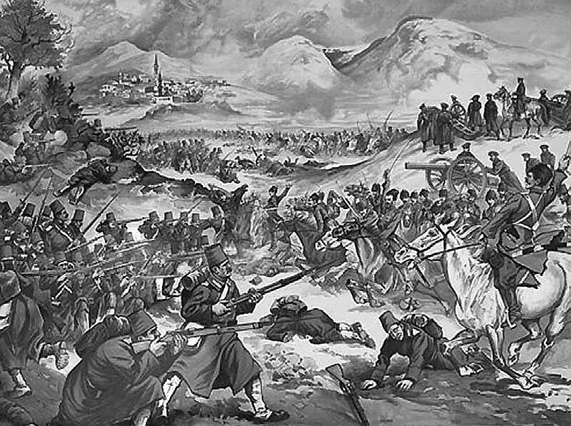 Сарыкамышское сражение Литография 1915 г В результате Сарыкамышского сражения - фото 49
