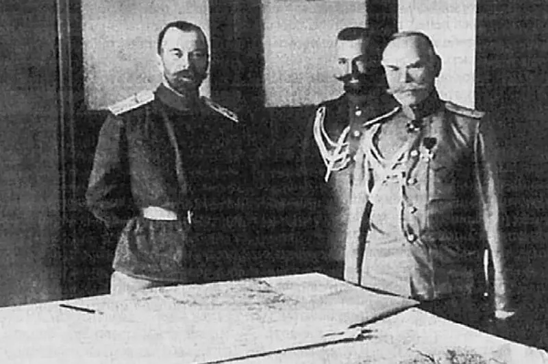 Император Николай II генерал М В Алексеев начальник штаба Верховного - фото 54