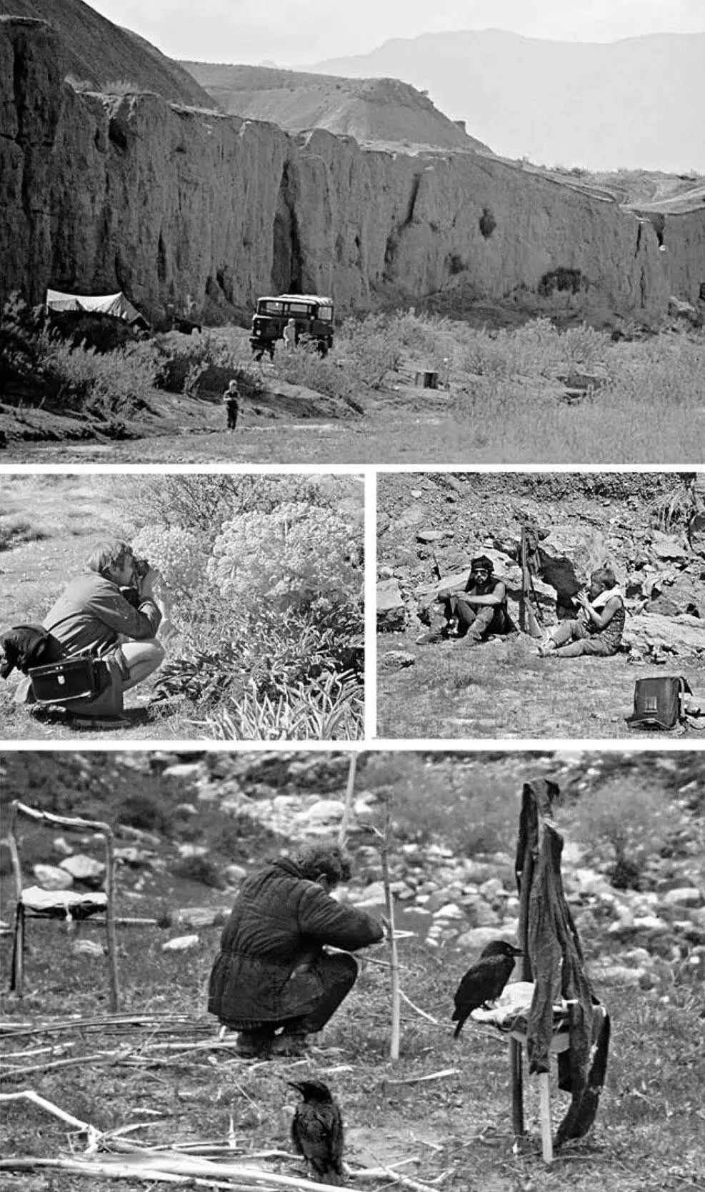 XIII Вверху лагерь в долине р Ширабад 1971 В середине слева И И - фото 96
