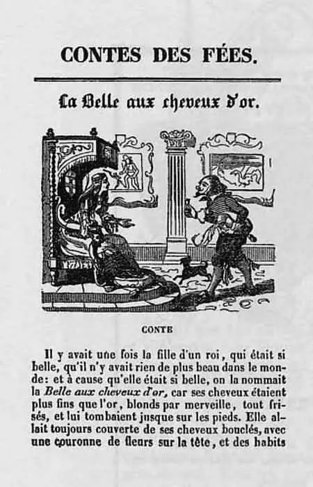 Ил 54 Начало сказки мадам дОнуа Златовласка изд 1845 Ил 55 - фото 165