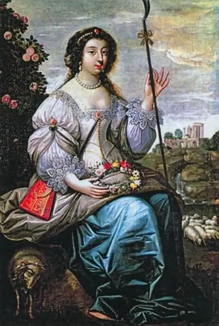 Жюли дАнжен в костюме Астреи Худ Клод Дерюэ Deruet Claude 15881666 Ок - фото 327