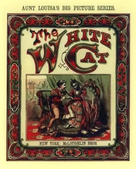 Передняя сторонка обложки изд The White Cat NY McLoughlin Bros 1877 - фото 336