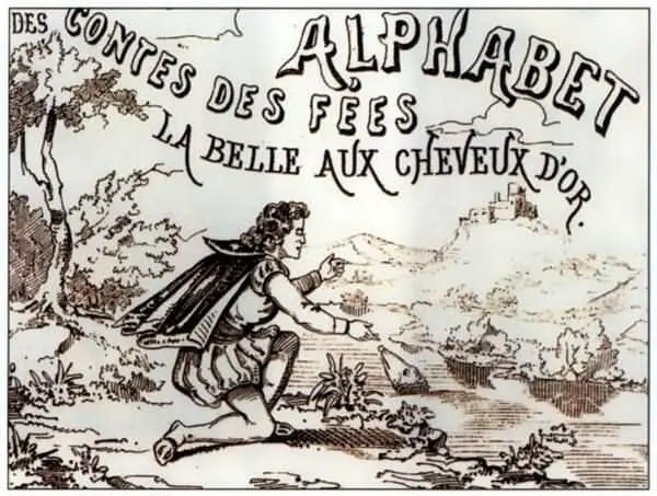 Передняя сторонка обложки изд Alphabet des contes des fées La Belle aux - фото 369