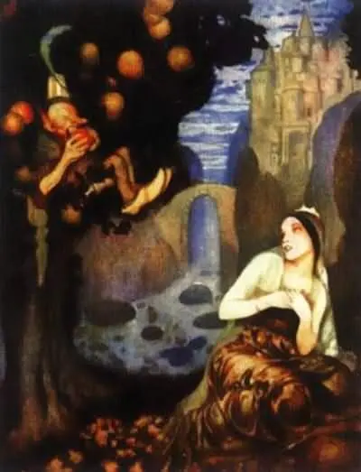 Королева услышала Хруп хруп Худ Густаф Тенггрен 1923 Ил 95 - фото 420