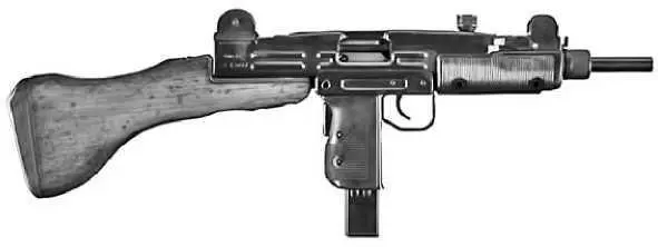 Пистолетпулемет Uzi с деревянным прикладом Пистолетпулемет MiniUzi - фото 66