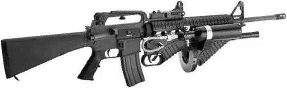 Штурмовая винтовка M16А2 с установленным М303 PHaSR Слишком опасная чтобы - фото 100