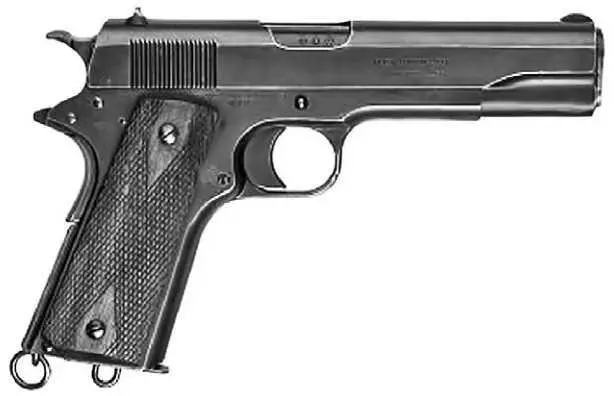 Пистолет Colt Browning M1911 Модернизированный Colt M1911A1 с фирменным - фото 113