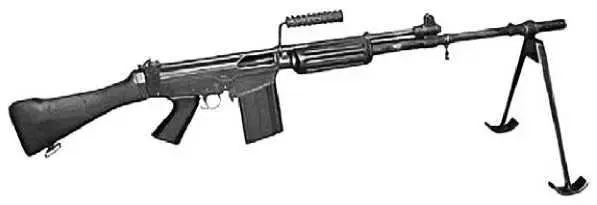 FN FALO легкий пулемет разработанный на базе штурмовой винтовки FN FAL - фото 131