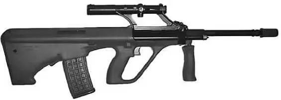 Австрийская штурмовая винтовка Steyr AUG А1 Неполная разборка винтовки - фото 143