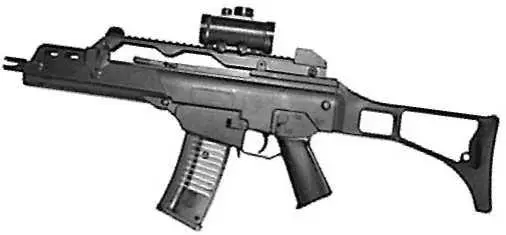 G36 C субкомпактная версия винтовки G36 Военнослужащий бундесвера с - фото 151