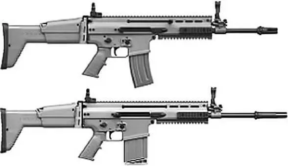 Штурмовые винтовки FN SCAR L и FN SCAR H Штурмовая винтовка FN SCAR L со - фото 159