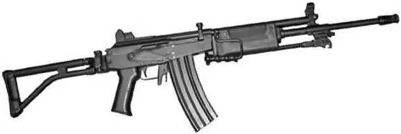 Стандартная штурмовая винтовка IMI Galil IMI Galil SAR укороченная версия - фото 179