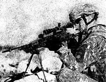 Американский десантник вооруженный винтовкой M14EBR Израильский снайпер с - фото 193