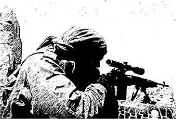 Израильский снайпер с винтовкой М14 Отсутствие возможности стрельбы очередями - фото 194