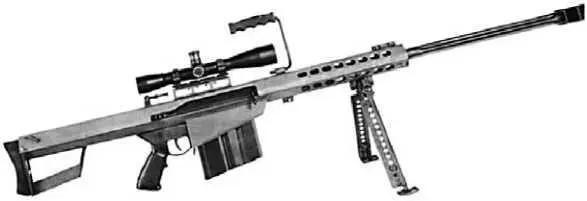 Крупнокалиберная снайперская винтовка Barrett M82 Американский морской - фото 271