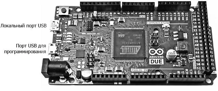 Рис 112Плата Arduino Due с двумя портами USB Эмуляция клавиатуры Функции - фото 73