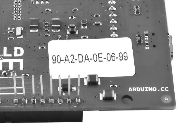 Рис 124Наклейка с MACадресом на плате WiFi Если потребуется присвоить плате - фото 80