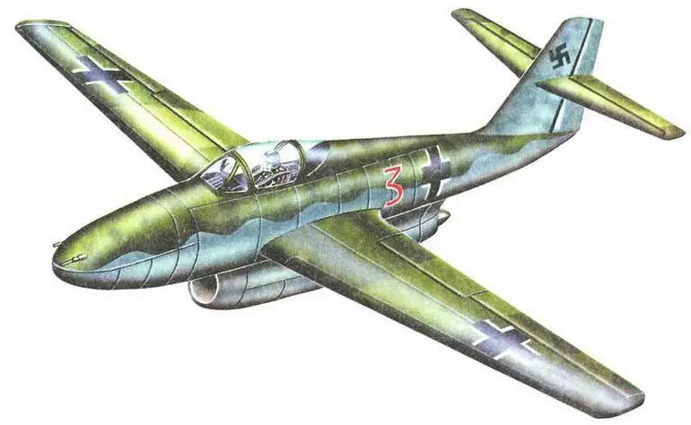 Мессершмитт Р1095 Р1095 с деревянным крылом и хвостовым оперением от Me 262 - фото 109