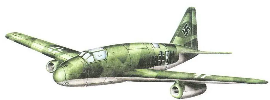 Дорнье Do Р 256 Экипаж Танк с самого начала учитывал необходимость третьего - фото 168