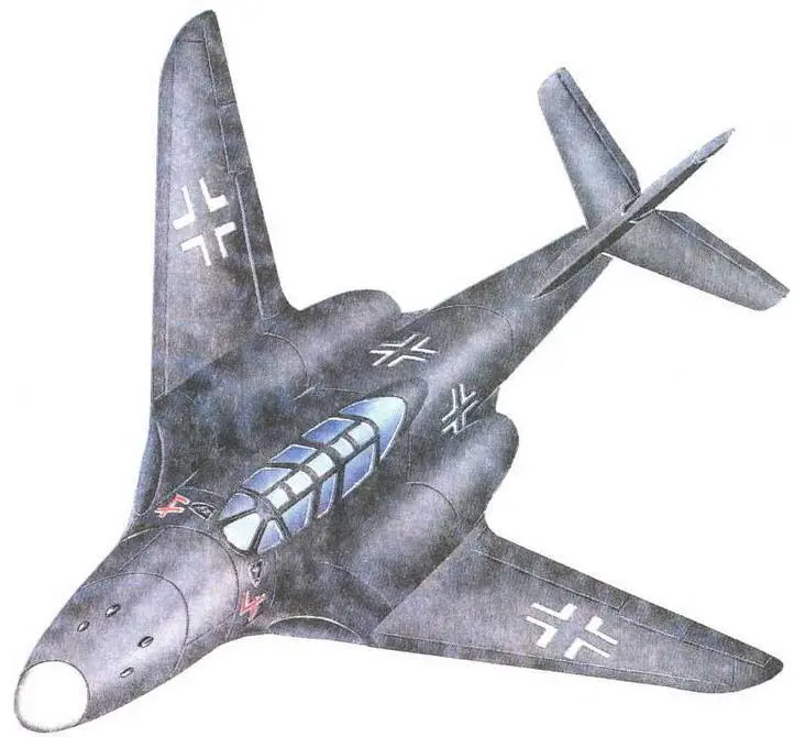 Мєссершмитт Me 262 е двигателями HeS 011 двухместный Трехместный ночной - фото 180