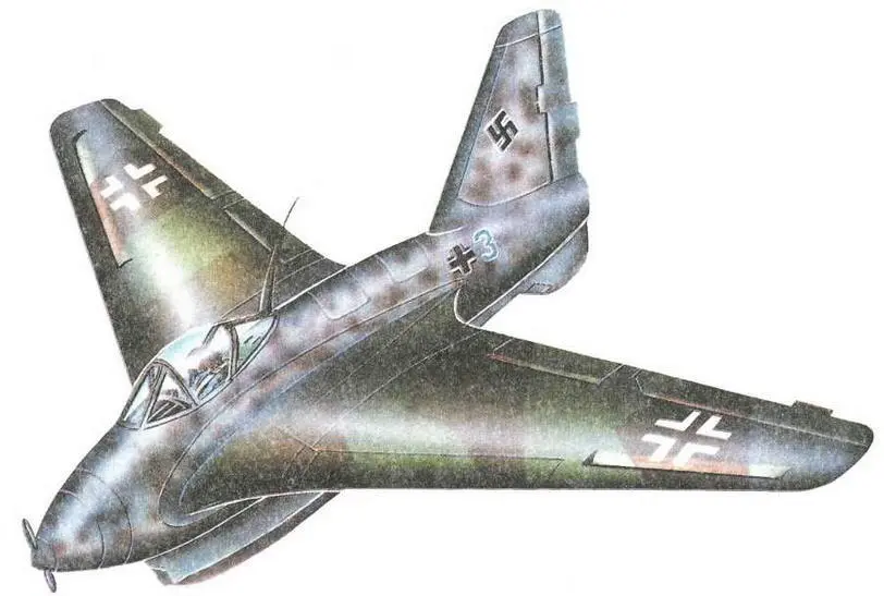 Me 163C Мессершмитт Me 263 Ju 248 Макс удельная нагрузка на крыло 246 - фото 91