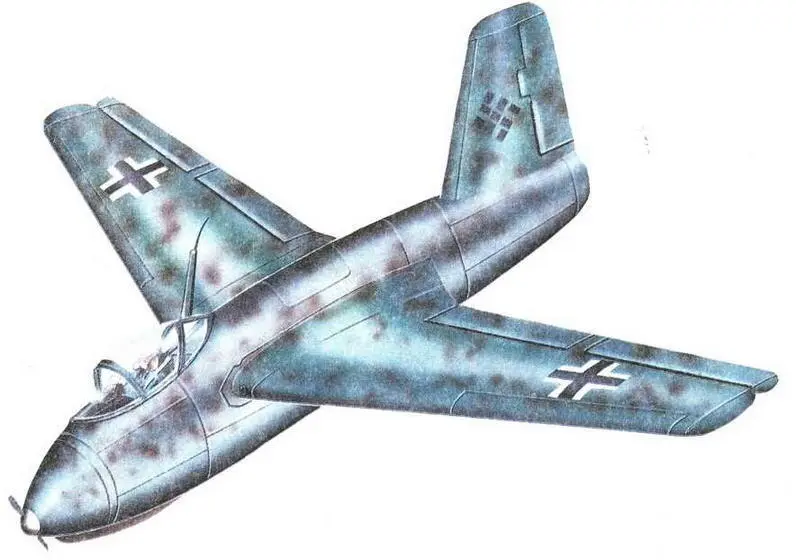 Мессершмитт Me 263 Ju 248 Макс удельная нагрузка на крыло 246 кгм² - фото 92