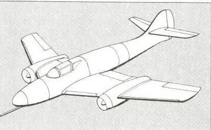 Мессершмитт Р1070 Me 109 с ТРД от 20 января 1943 г В ходе требуемой - фото 93