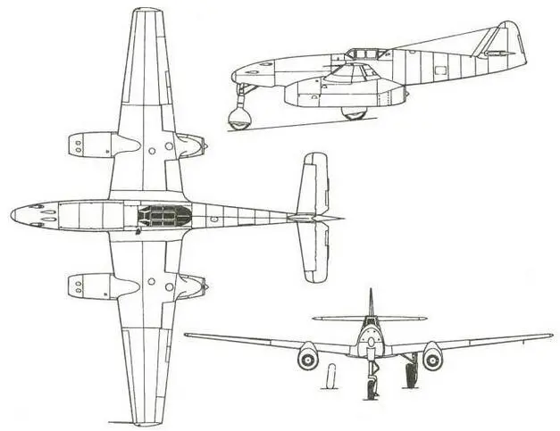 Мессершмитт Me 109 с ТРД Летные данные расчеты летных характеристик не - фото 96