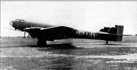 Первый опытный образец Ju 89 1937 г Ju 89V1 Постройка второго опытного - фото 75