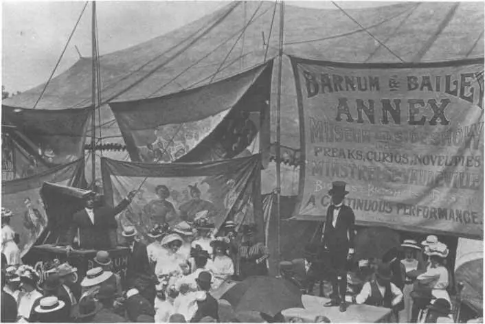 Фасад дополнительного аттракциона Барнума и Бейли Конец 1890х начало - фото 47