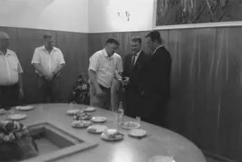 На приёме в КГБ Республика Беларусь российской делегации ветеранов ФСБ группы - фото 87