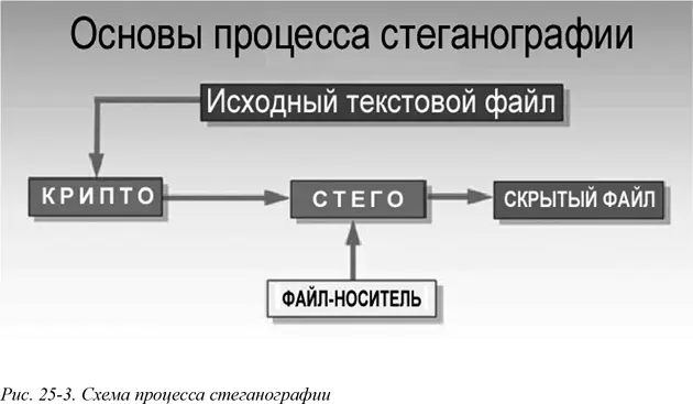 Информацию в цифровом виде можно скрывать внутри музыкальных или видеофайлов - фото 56