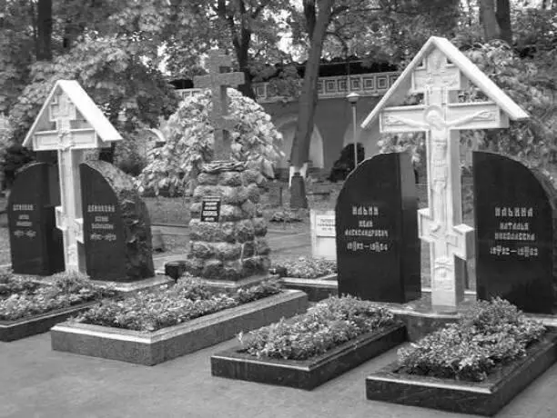 г Москва Донской монастырь Могилы Деникина Каппеля и Ильина Ваше - фото 77