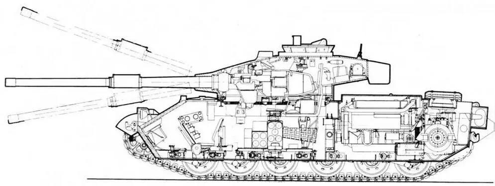 Компоновочная схема танка Vickers Mk3 Первый танк Виккерс Mk3 для - фото 41