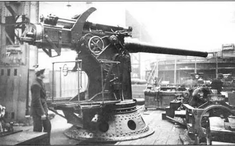 6дм52 клб береговая пушка в цеху Металлического завода 191314 г - фото 2
