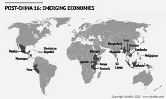 Шестнадцать посткитайских стран предназначенных США для переноса - фото 61