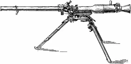 б в Рис 1Общий вид станкового гранатомета СПГ9М а в походном - фото 2