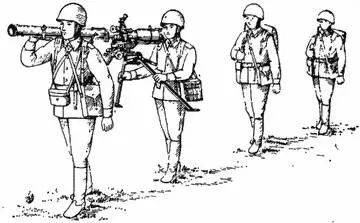 Рис 43Переноска станкового гранатомета СПГ9М в боевом положении Рис - фото 64
