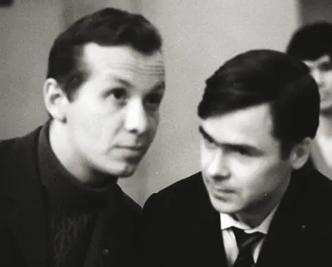 Член совета Аэлиты Павел Барский и Всеволод Королев1964 Открытие КМ и - фото 36