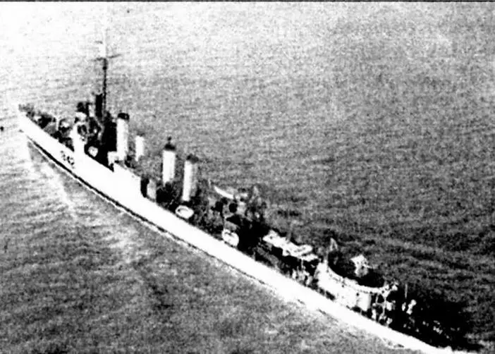 Эсминец ВМФ Великобритании 642 Линкольн с норвежским экипажем март 1943 г - фото 98