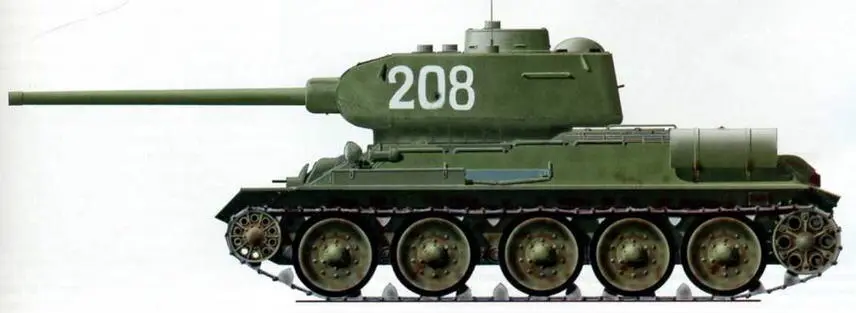 Средний танк Т3485 из состава 105й танковой бригады Например 21 мая 1949 - фото 127